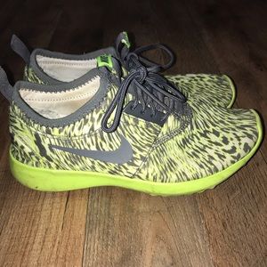 Green and Gray Nike’s